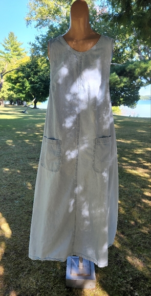 Denim wrap dress - Picture 2 of 8